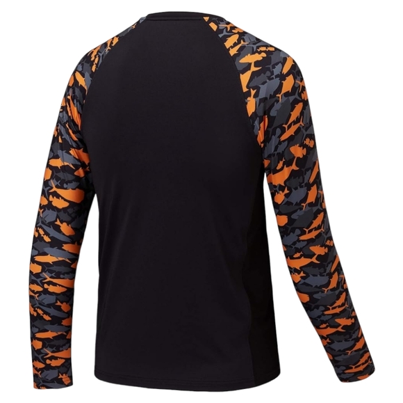 Bassdash UPF50+ Camo Long Sleeve Fishing Shirt UV Protection for Youth Large - Picture 2 of 4